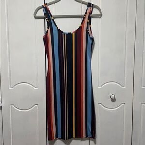 Full Circle Striped Tank Dress size Medium